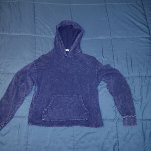 Caution To The Wind Blue Hoodie Jacket